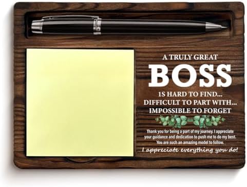 Boss Gifts for Men, Thank You Appreciation Gifts for Boss Sticky Note