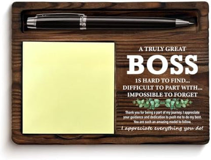 Boss Gifts for Men, Thank You Appreciation Gifts for Boss Sticky Note