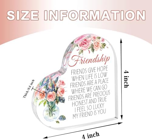 Friendship plaques Gifts for Women Best Friend Sister