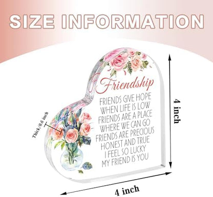 Friendship plaques Gifts for Women Best Friend Sister