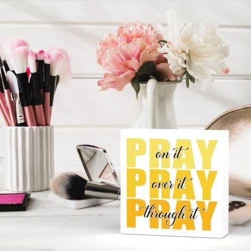 Inspirational Bathroom Room Decor, Christian Bible Desk Decoration