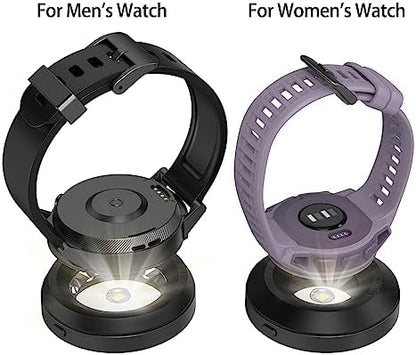 Solar Watch Fast Charger-Watch Solar Charger Metal Base, 9 Hours