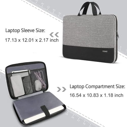 Ytonet Laptop Sleeve Case 17 17.3 Inch, Slim TSA Laptop Bag with