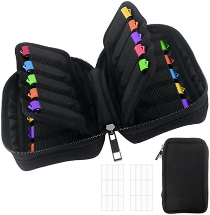 Flash Drive Case 20 Slots Thumb Drive USB Storage Case, Portable