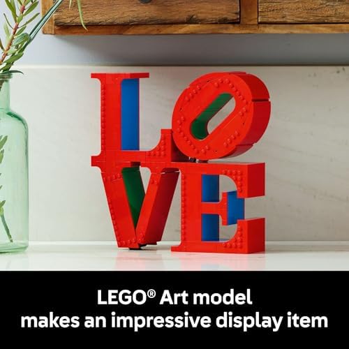 LEGO Art Love Collectible Building Set - DIY Kit for Adults, Ages 18+