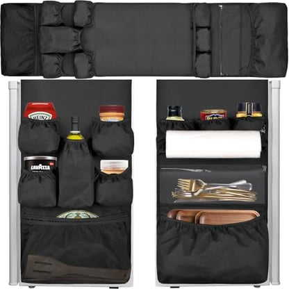 Mini Fridge Organizer Dorm Essentials - Over the Fridge Caddy