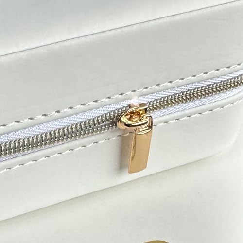 COLLECTIVE HOME - Travel Jewelry Case, Elegant Square Design with Gold