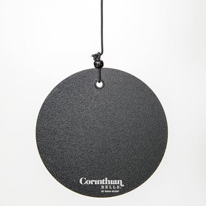 Corinthian Bells 30 Inch Black Wind Chimes for Outside, Modern Metal