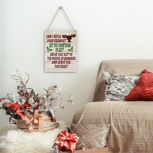 Funny Christmas Sign - Movie Decor - Merry Xmas Sign - 8 x 10 Inches