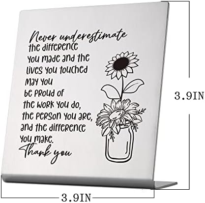 Thank You Gift for Women, Coworker, Friends, Teacher, Retirement Gifts