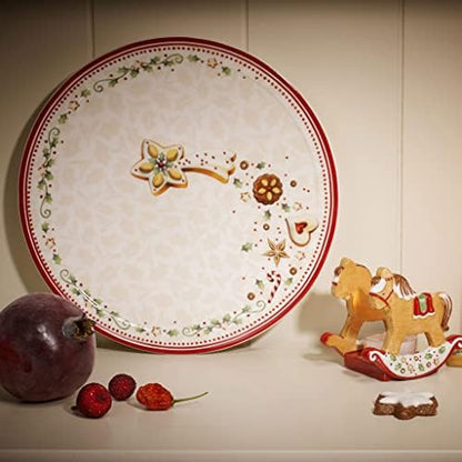 Villeroy & Boch Winter Bakery Delight Salad Plate, Falling Star, 9"