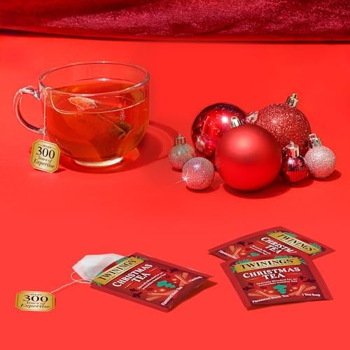 Twinings Christmas Holiday Variety Tea Bag Pack (40 Count) 4 Flavours