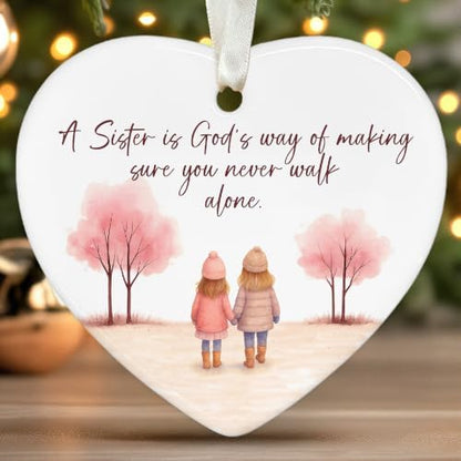 Sister Ornaments 2026 Christmas - Sister Christmas Ornament - Sisters