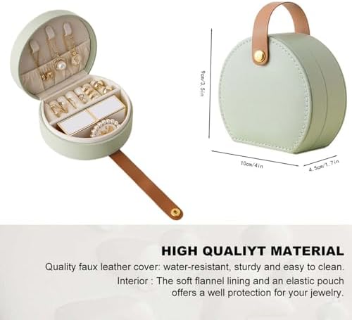 Ships Next Day, Custom Mini Jewelry Travel Box with 12 Months Birth