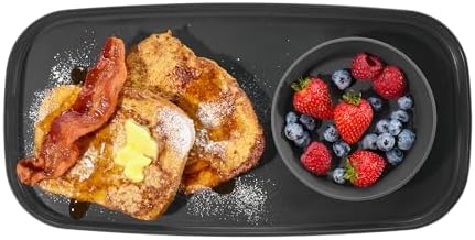 madesmart Dipware Appetizer Plate, Carbon