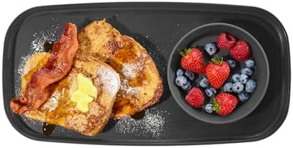 madesmart Dipware Appetizer Plate, Carbon
