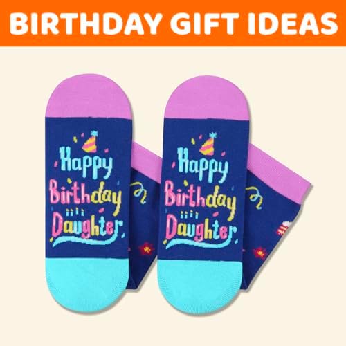 HAPPYPOP Birthday Socks for Her - Gifts for Niece Sister Grandma Aunt