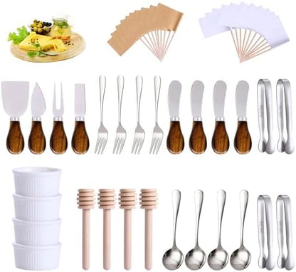 Charcuterie Boards Accessories(29 PCS) Cheese Spreaders for