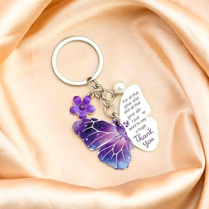 Ikacvb Purple Gifts For Women Friend Thank You Gifts Butterfly