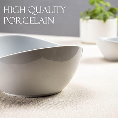 UNICASA Serving Bowls Set, 2 Tier Chip and Dip Bowls with Metal Rack