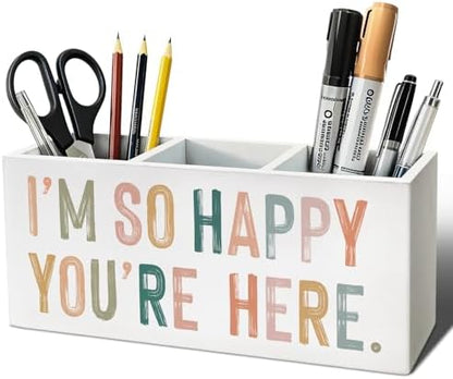 Boho Office Supplies Classroom Pen Pencil Holder