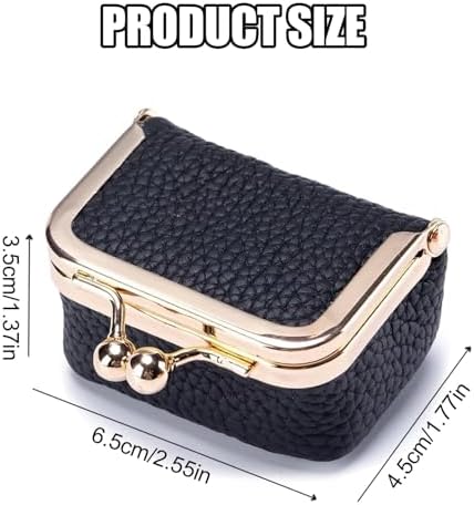 Genuine Leather Mini Jewelry Box for Women, Portable Travel Jewelry