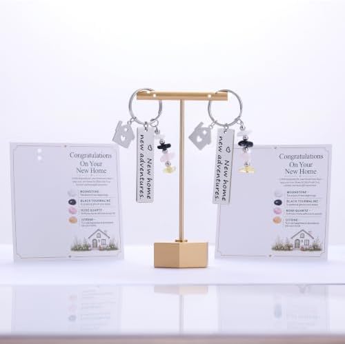 Ralukiia New Home Keychain, Housewarming Gifts, New Homeowner Gifts