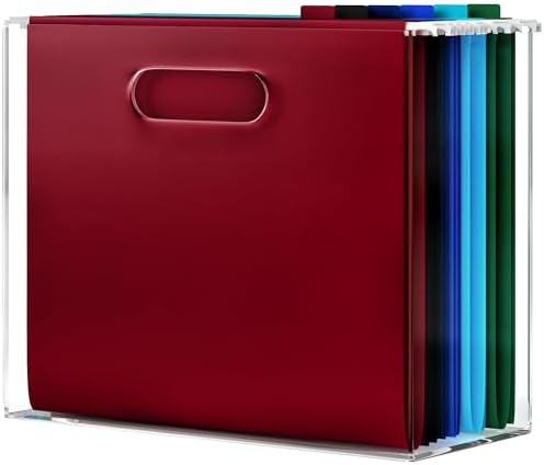 File Organizer for Desk - This Acrylic Storage Box is great for Office