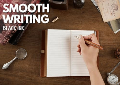 InnoBeta Coffee gifts Leather Journal Notebook with Pen, for Coffee