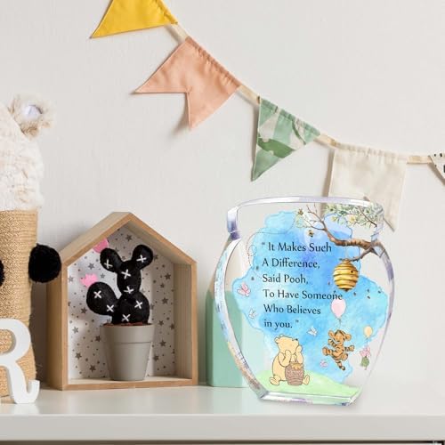 Honey Pot Acrylic Desk Decor, Friendship Gift for Women and Best