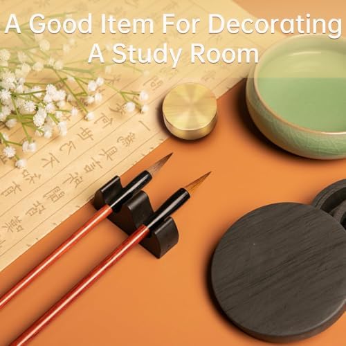 2pcs Copper Plated Heavy Paper Weights, Chinese Calligraphy Heavy
