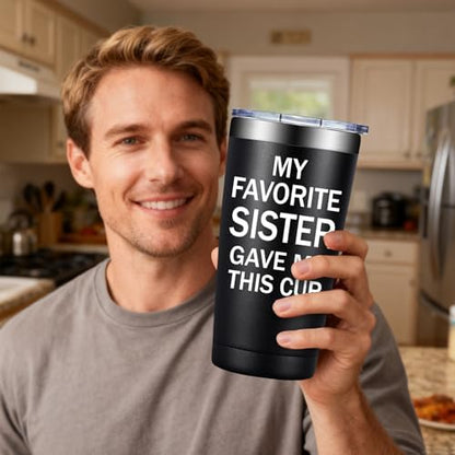 SpenMeta Gifts for Brother - Brother Gifts from Sister - 20oz Tumbler