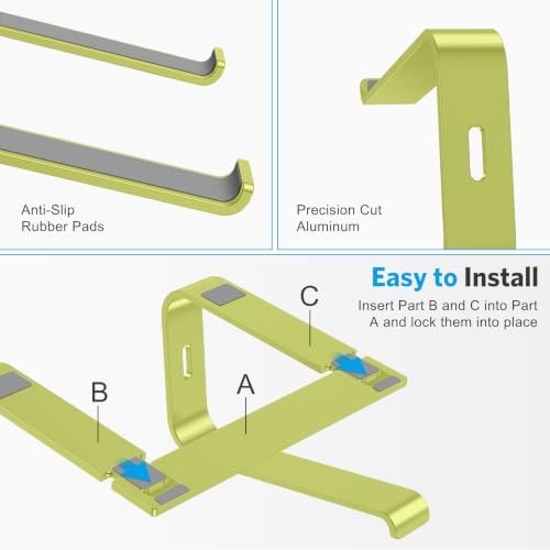 OMOTON Laptop Stand, Detachable Mount for MacBook Air/Pro Dell HP