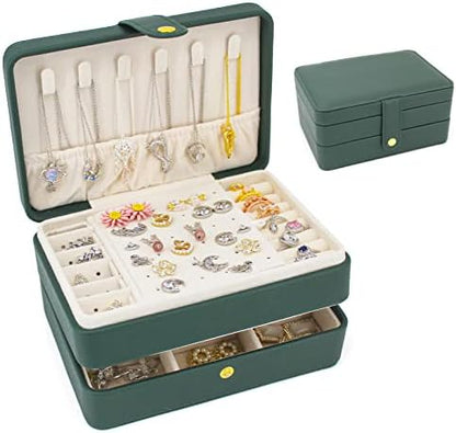KOOAAICCHI Small Travel Jewelry Organizer Portable Jewelry