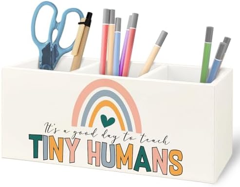 Teacher Appreciation Gifts, Boho Rainbow Teacher Wooden Pen Pencil