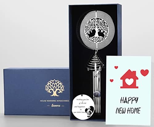 Housewarming Wind Chime with Tree of Life Wind Spinner - Housewarming