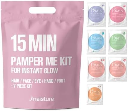 Naisture 15 Min Pamper Me Kit Korean Spa Skincare Gift Set for