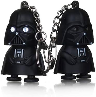 Little Prince Darth Vader Keychain with LED Flashlight & Sound