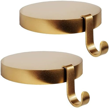 Lulu Decor, Low Profile Sturdy Heavy Round Gold Metal Base Stocking