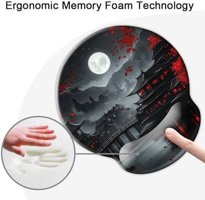 Ergo Comfort Gel Wrist Rest Mouse Pad-Ergonomic Office Mousepad with