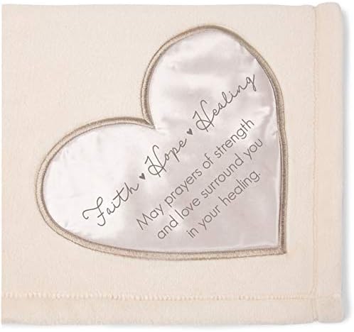 Pavilion Gift Company The Comfort Blanket 19514 Faith Hope Plush Throw