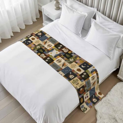 Countryside Serene Bed Runner for Bedroom, Fall Vintage Coffee Mug