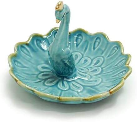 Crystal Castle Peacock Ring Dish