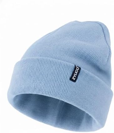 Zylioo XXL Beanie for Men,Big Head Winter Knit Hat,Stretch Warm Skull
