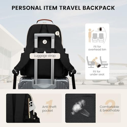 LOVEVOOK Lunch Backpack with Lunch Compartment,15.6 Inch Laptop Work