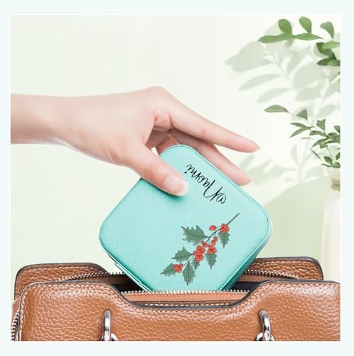 Personalized Jewelry Box for Women, Custom Travel Jewelry Case with