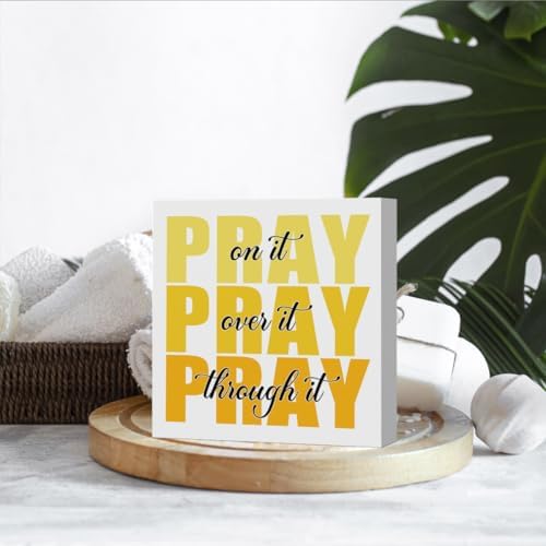 Inspirational Bathroom Room Decor, Christian Bible Desk Decoration