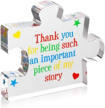 Teacher Appreciation Gifts for Women, Men - Thank You Engraved Acrylic