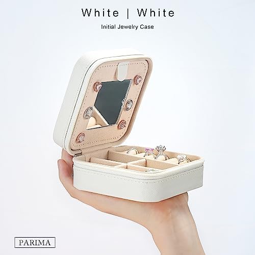 Parima Travel Jewelry Case - White Gift for Female Friends and