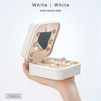 Parima Travel Jewelry Case - White Gift for Female Friends and